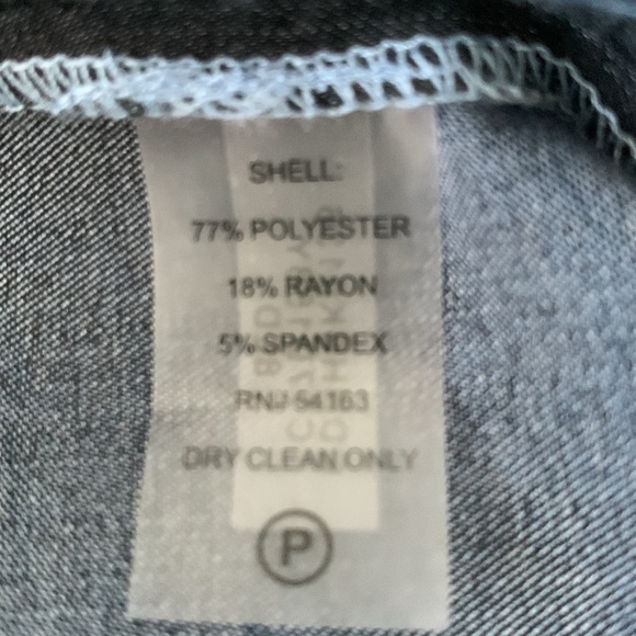 New with Tags Calvin Klein Blue Colour Block Sheath Dress Size 8P - Picture 14 of 17